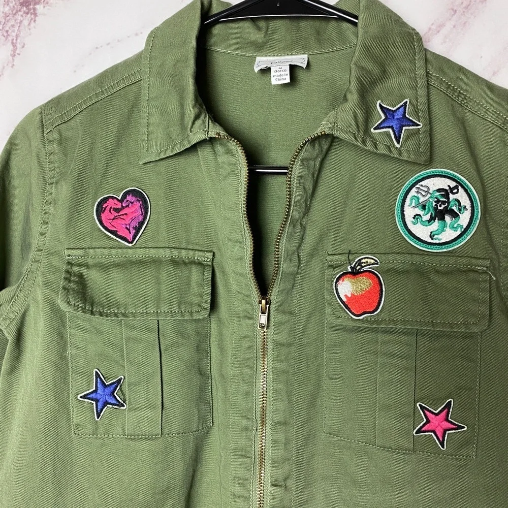 Disney Descendants D-signed utilitarian cargo kids girls size 12 olive green